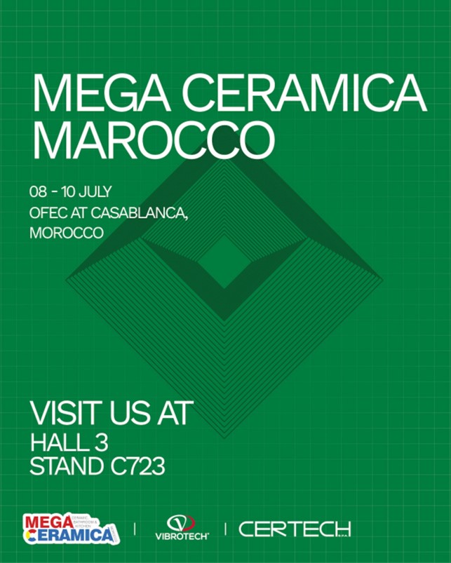 Certech will participate in MEGACERAMICA MAROCCO 2025